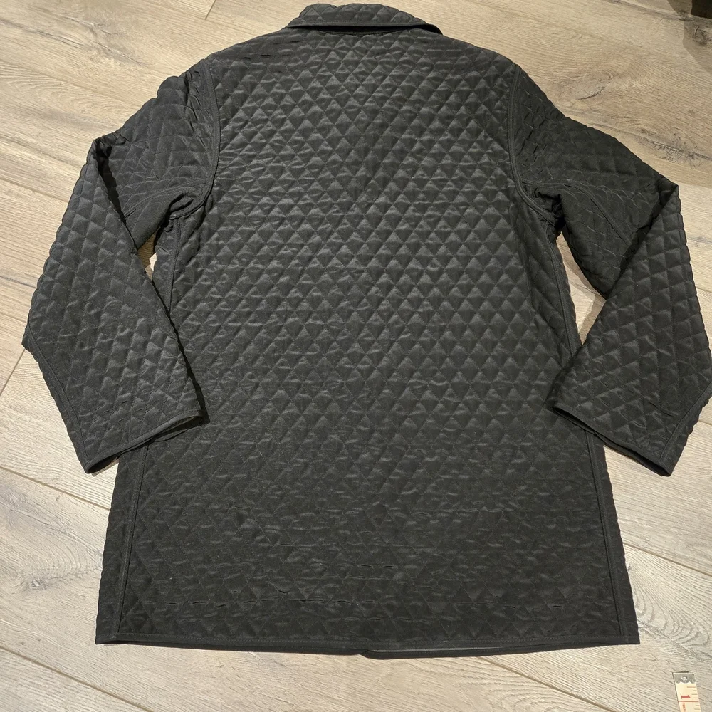 Hilary Radley Black Diamond Quilted Puffer Coat - Picture 2 of 8
